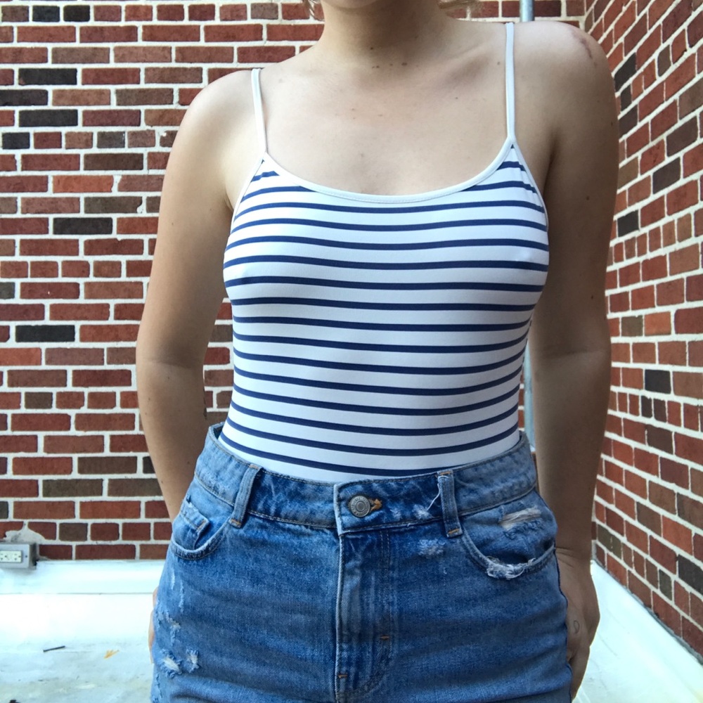 Striped Bodysuit